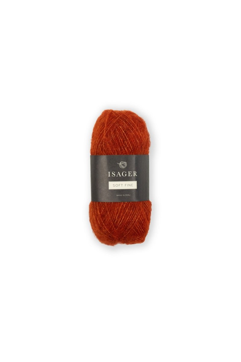 Isager soft Fine steenrood 28