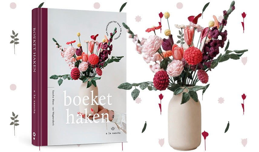 Liefde voor wol Boeket haken, van a la Sascha - Juni verkrijgbaar