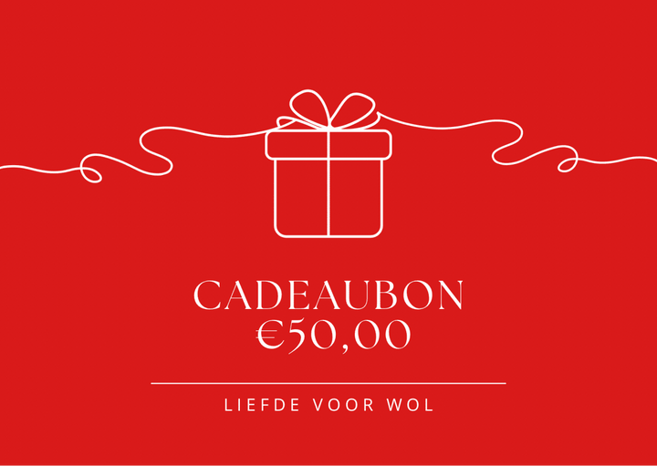 Liefde voor wol Liefde voor wol - cadeaubon