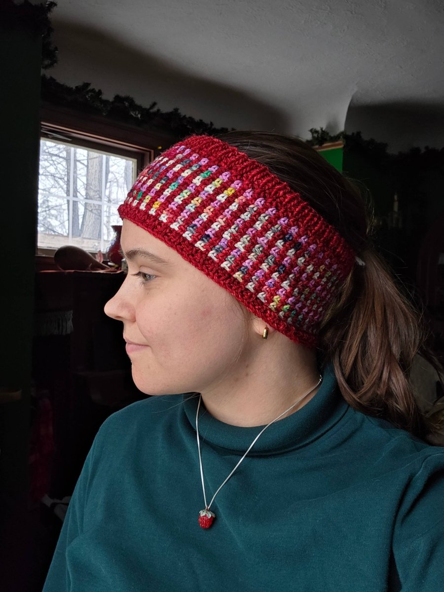 Koigu yarns Little Bits hoofdband brei - en haakpakket