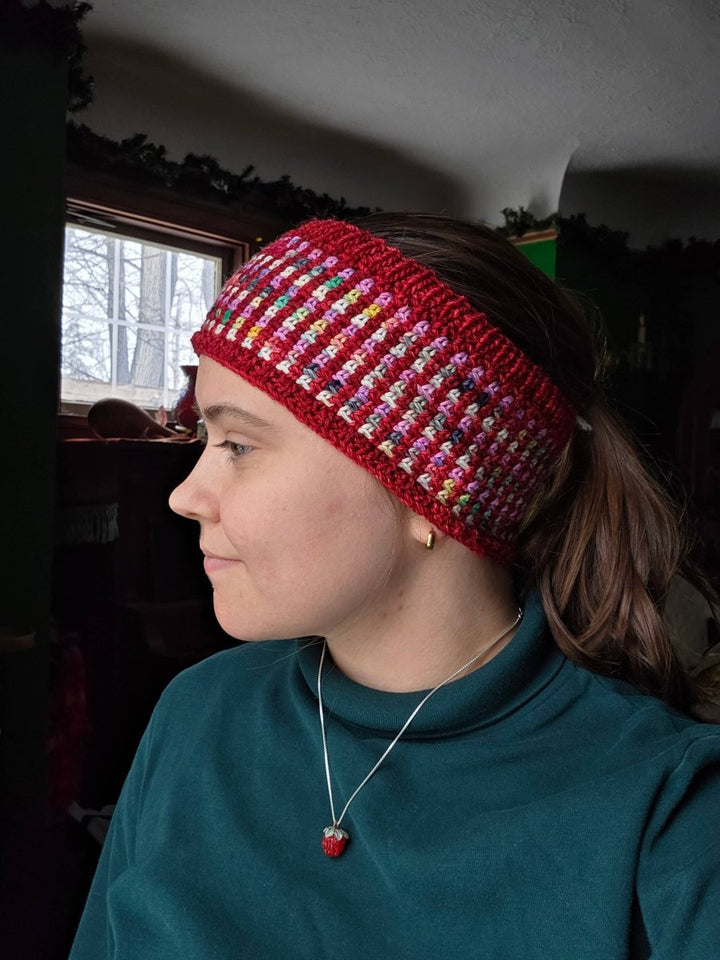 Koigu yarns Little Bits hoofdband brei - en haakpakket